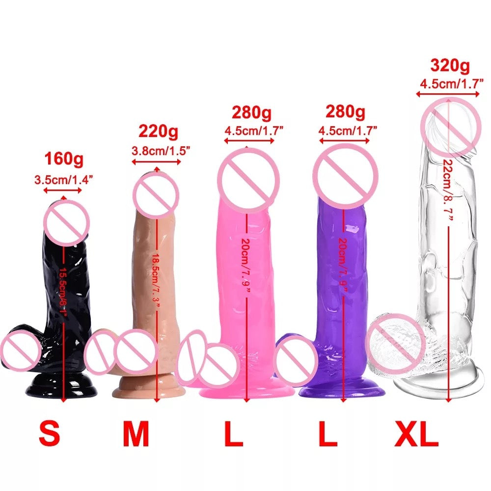 Sirshop Dildos, 18-22cm, 100% Medical Silicone, Customizable in all colors Sirr