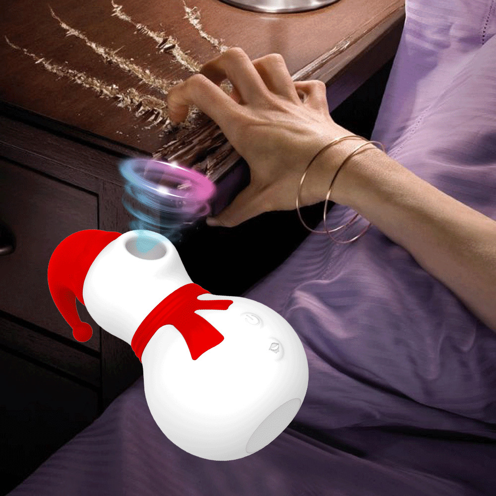 SNOWMAN SUCKING VIBRATOR-CHRISTMAS GIFT FOR CRAZY ORGASMS Sirr