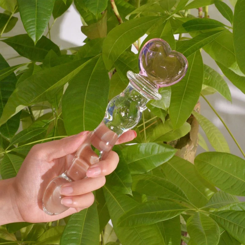 MOON AND STAR GLASS PLUG DILDO Sirr