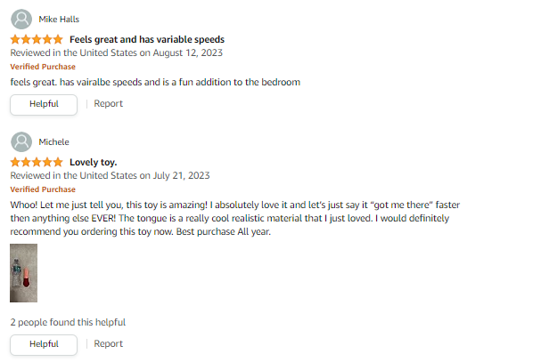 Tongue Vibrator, Addicted Rose Realistic Silicone Tongue Licker Vibrator - Clitoral Vibrator Sirr