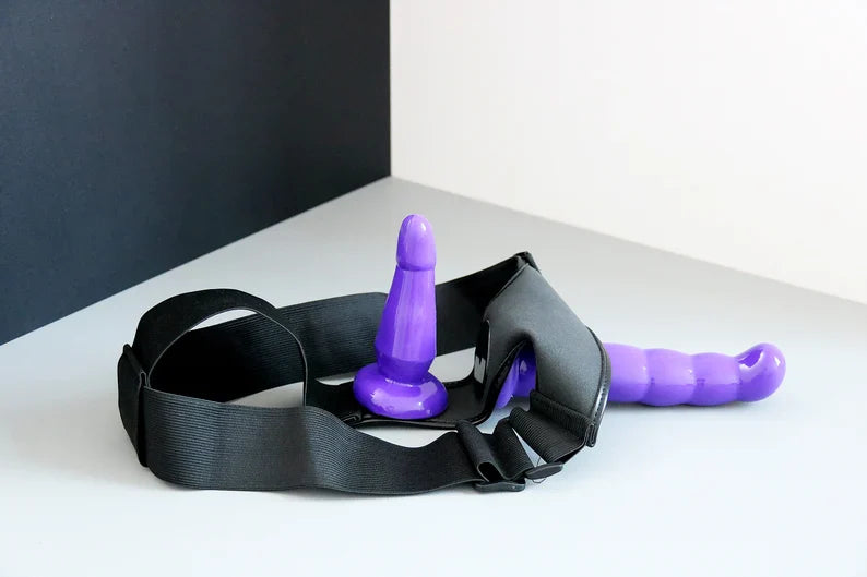 Double pleasure, Double Dildo Strap on Sirr