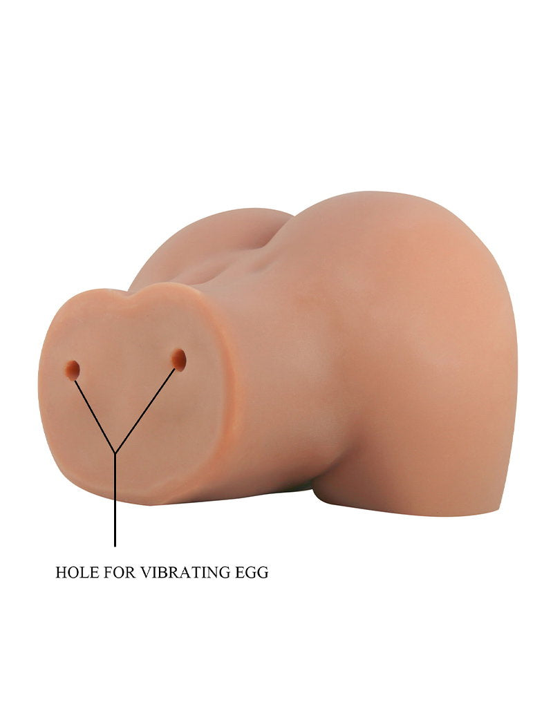 Crazy Bull - Mila - Double Entry Vibrating Doll - Brown