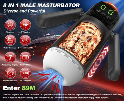 SirrShop Automatic Male Masturbator – 7 Suction & 7 Vibration