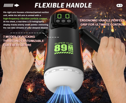 SirrShop Automatic Male Masturbator – 7 Suction & 7 Vibration