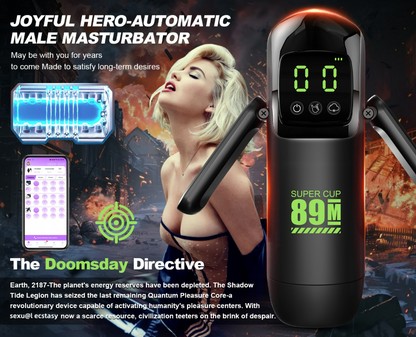 SirrShop Automatic Male Masturbator – 7 Suction & 7 Vibration
