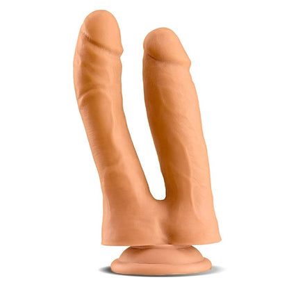 MAX & CO TWIN DOUBLE REALISTIC DILDO 7.1 FLESH