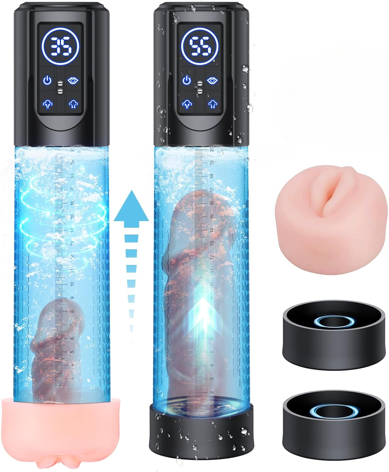 HydroMaxx 3-in-1 Waterproof Electric Penis Pump