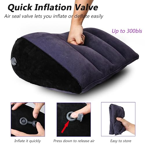 Sirrshop Inflatable Sex Positioning Pillow – Better Angles & Enhanced Bedroom Play