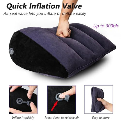 Sirrshop Inflatable Sex Positioning Pillow – Better Angles & Enhanced Bedroom Play