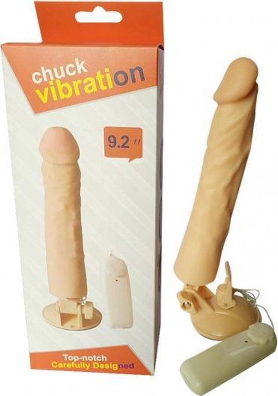 SirrShop Suction Cup Dildo Vibrator – Flexible Shaft + Remote