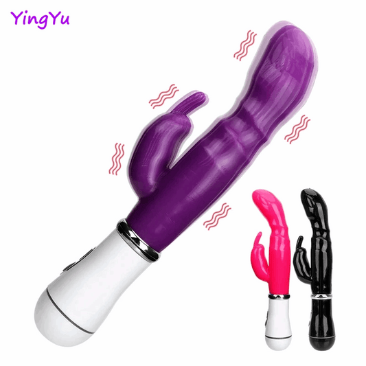 Dictator G spot Rabbit Vibrator, Double Rod, Waterproof