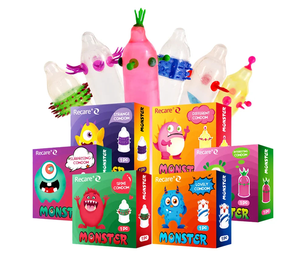 Monster GSPOT Condoms, Textured surface Sirr