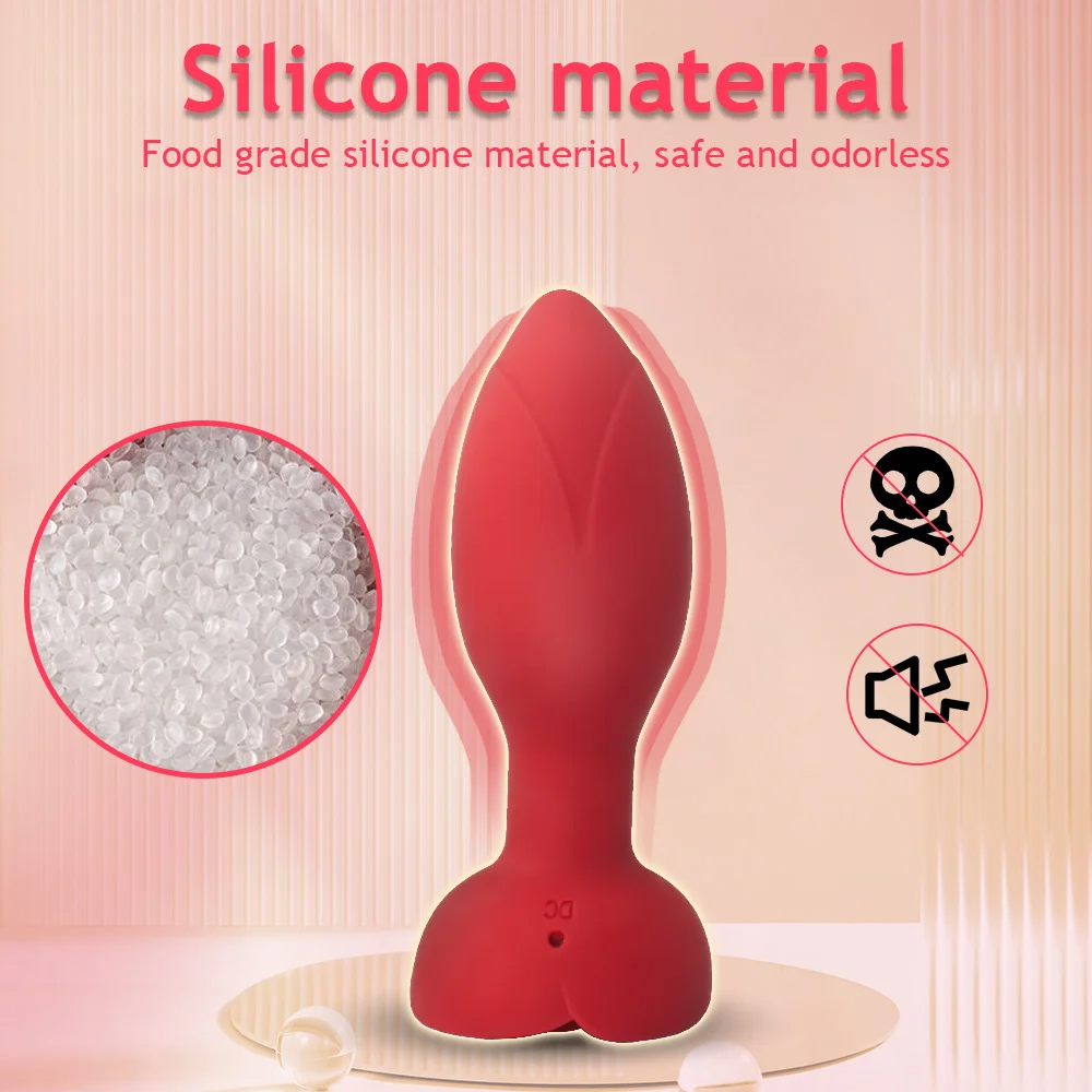 Sirrshop Rose plug, App control, 10 vibration modes, waterproof