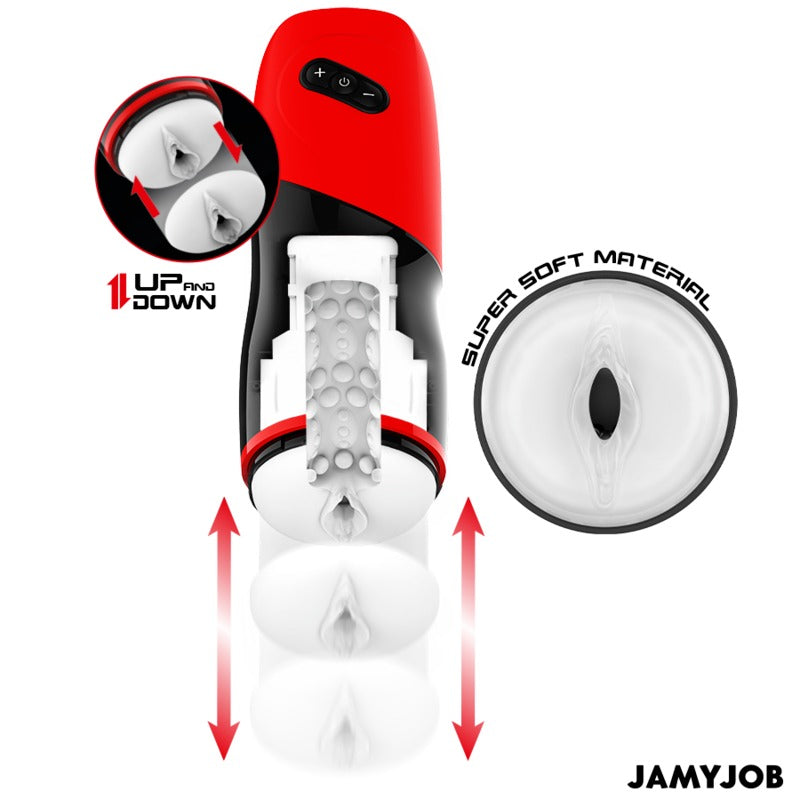 JAMYJOB - Xpeed Automatic Vagina Masturbator 5 Thrusting Modes with Sound Effect