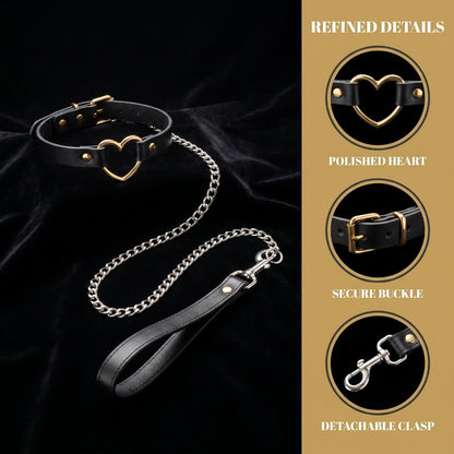 Noir Élan™ Collar & Leash