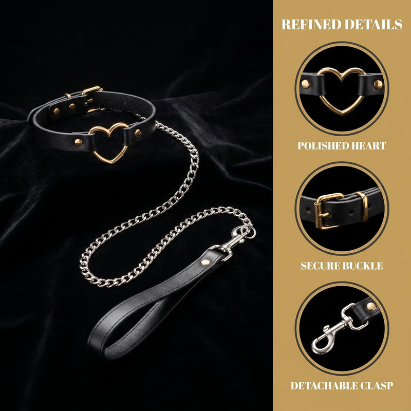 Noir Élan™ Collar & Leash