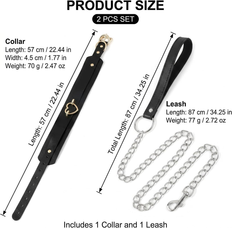 Noir Élan™ Collar & Leash