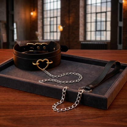 Noir Élan™ Collar & Leash