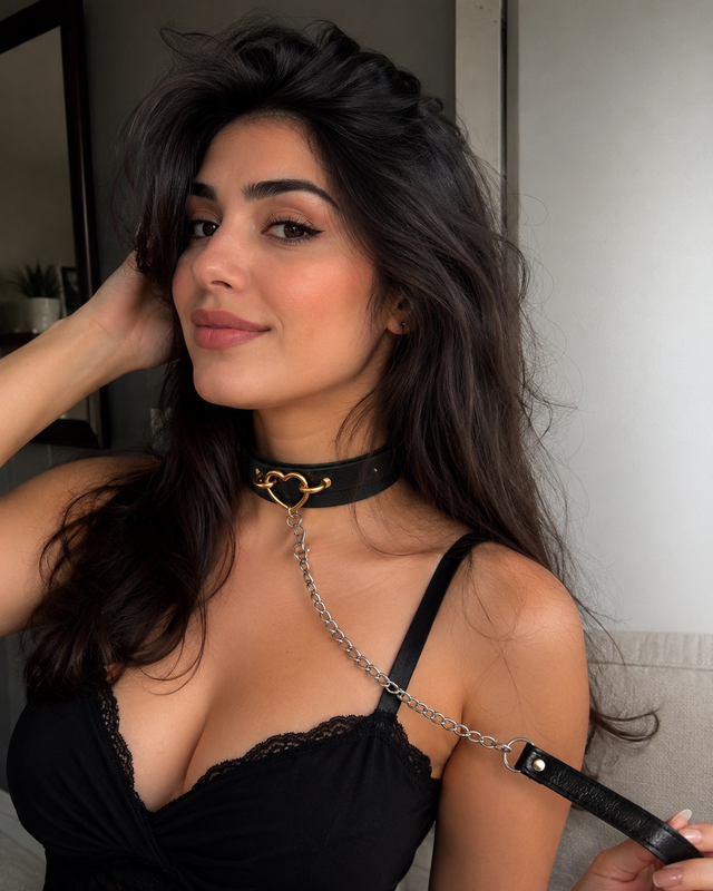Noir Élan™ Collar & Leash