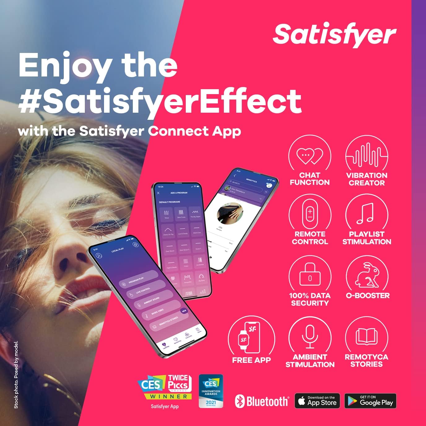 SATISFYER BULLSEYE RING VIBRATOR APP