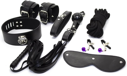 Miami Leather Domination Set -7 pcs