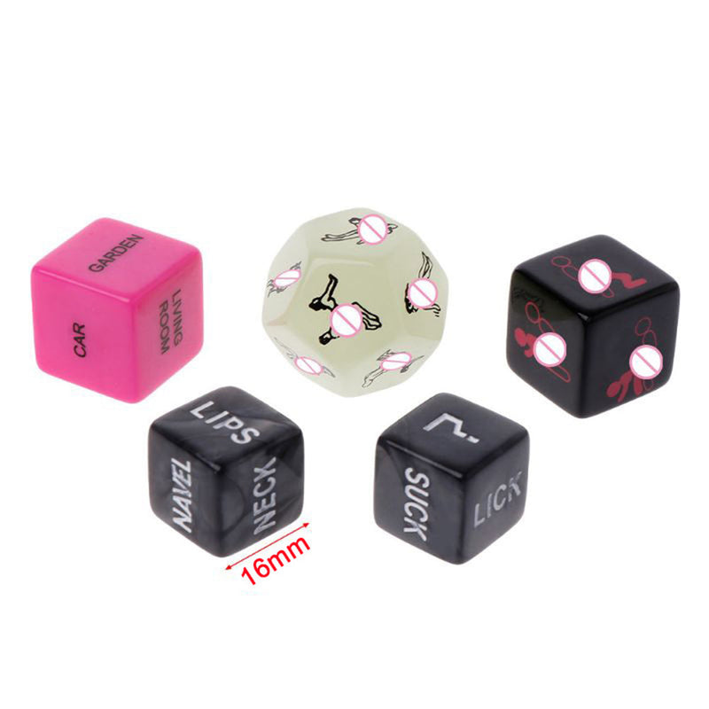 Flirty Dice- A Sexy Set of Five dice Sirr