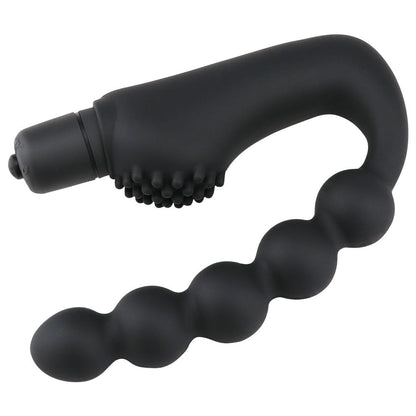 CURVED SILICONE VIBRATING PROSTATE MASSAGER