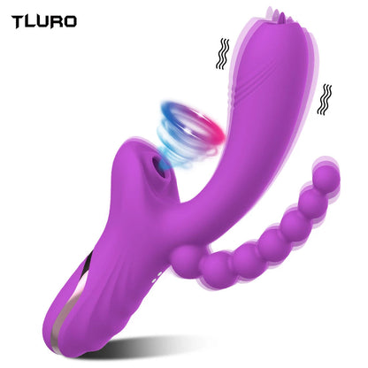 THE HIP SHAKER ORGASMER -3 IN 1 SILICONE VIBRATOR