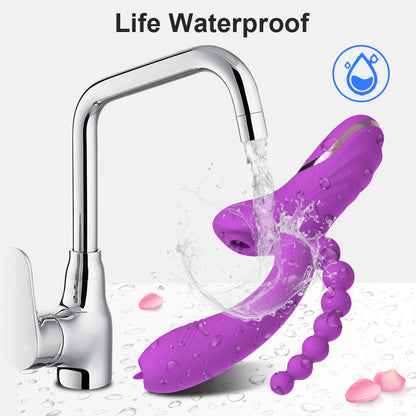 THE HIP SHAKER ORGASMER -3 IN 1 SILICONE VIBRATOR