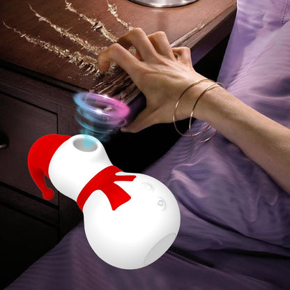 SNOWMAN SUCKING VIBRATOR-CHRISTMAS GIFT FOR CRAZY ORGASMS