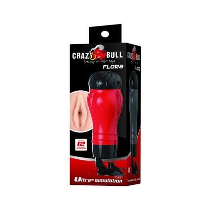 CRAZY BULL Masturbator, FLORA VOICE +VIBRATOR+SUCTION CUP Sirr
