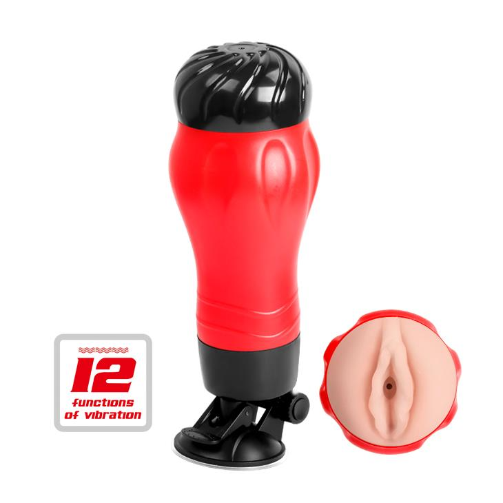 CRAZY BULL Masturbator, FLORA VOICE +VIBRATOR+SUCTION CUP Sirr