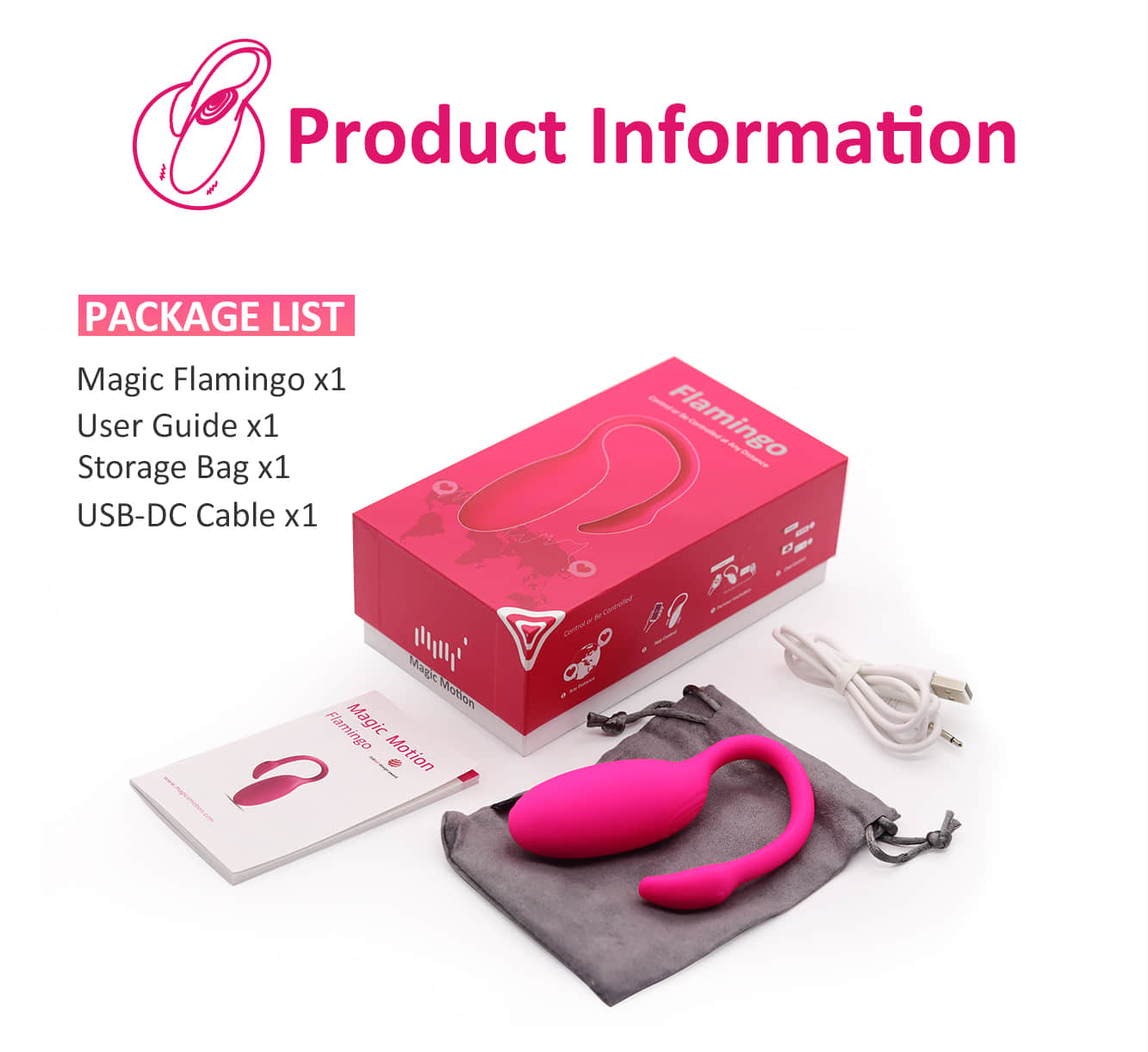 Nympho Flamingo Wireless Vibrator 2.0  MAGIC MOTION APP