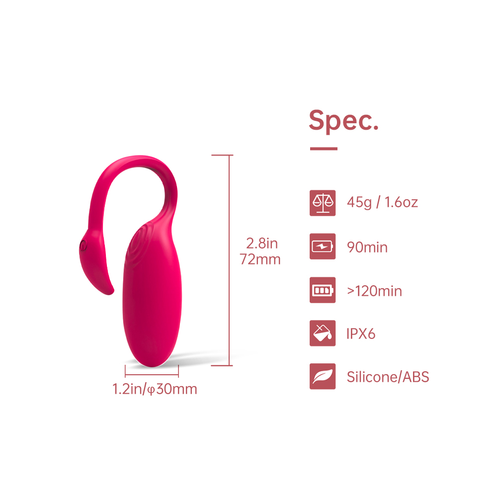 Nympho Flamingo Wireless Vibrator 2.0  MAGIC MOTION APP