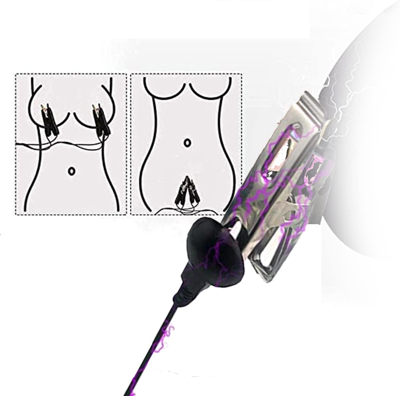 VibeShock Adjustable Nipple Clamps