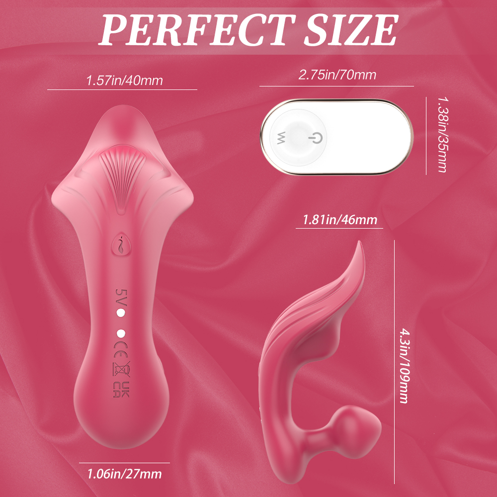 RosePulse Wearable Remote Vibrating Panty Set