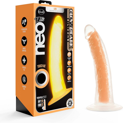 Neo Elite Glow-in-the-Dark Silicone Dildo