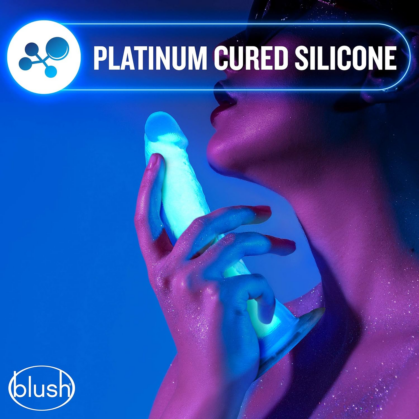 Neo Elite Glow-in-the-Dark Silicone Dildo