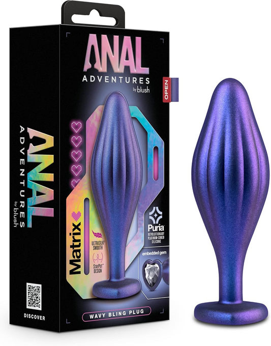 Blush Novelties Anal Adventures Matrix Rhineheart Silicone Anal Plug