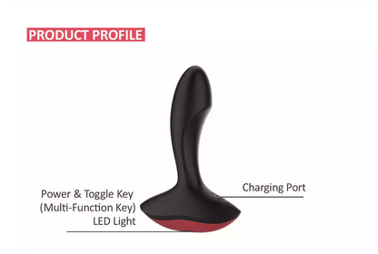 جهاز اهتزاز البروستاتا Magic Motion Anal Vibe Solstice الذي يتم التحكم فيه عن طريق تطبيق Anal Vibe