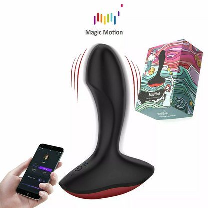 جهاز اهتزاز البروستاتا Magic Motion Anal Vibe Solstice الذي يتم التحكم فيه عن طريق تطبيق Anal Vibe