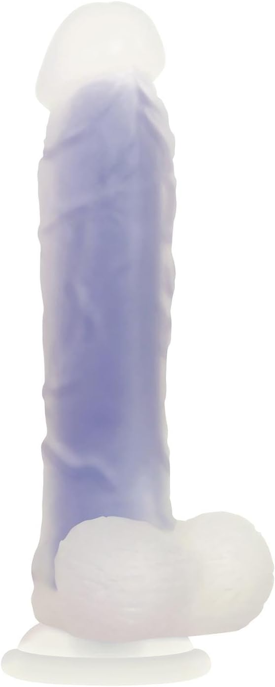 NVTOYS Luminous Silicon Dildo - 8 Inch