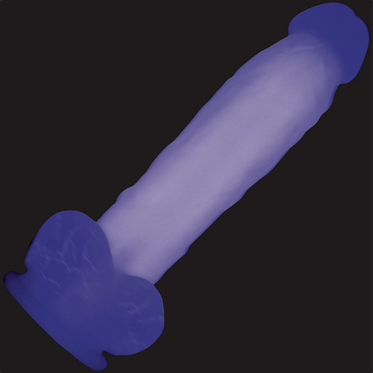 NVTOYS Luminous Silicon Dildo - 8 Inch