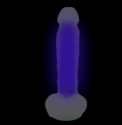 NVTOYS Luminous Silicon Dildo - 8 Inch