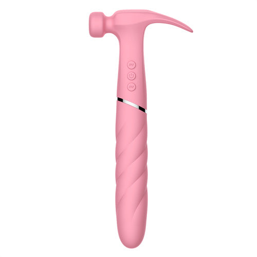 Sirrshop 3 in 1 Hammer Vibrator, Multiple Vibration Modes, Triple Stimulation, Waterproof