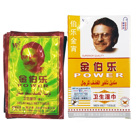 Sirrshop Power Delay Wipes for Men