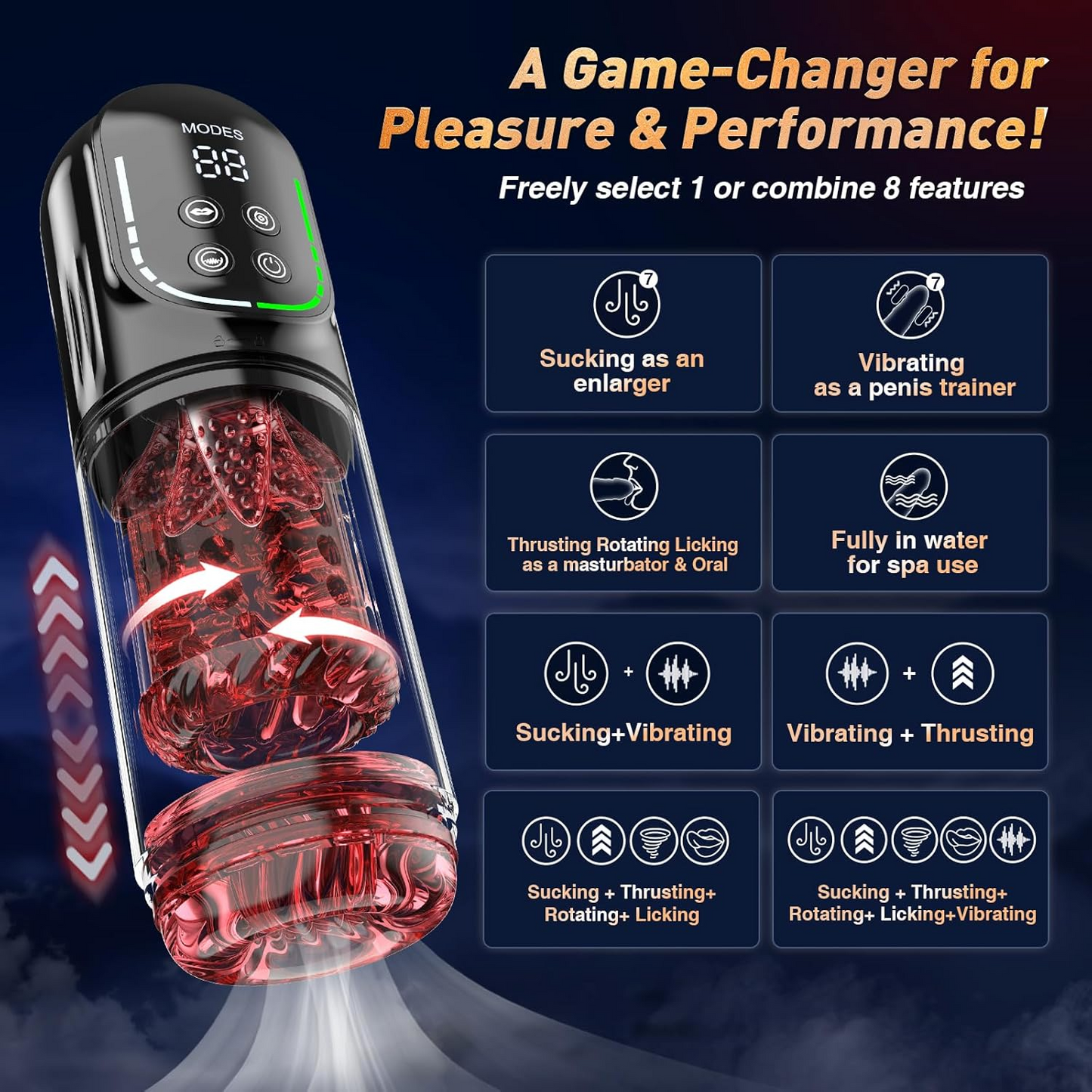 EINSEO AI Lover – App-Control Interactive Masturbator