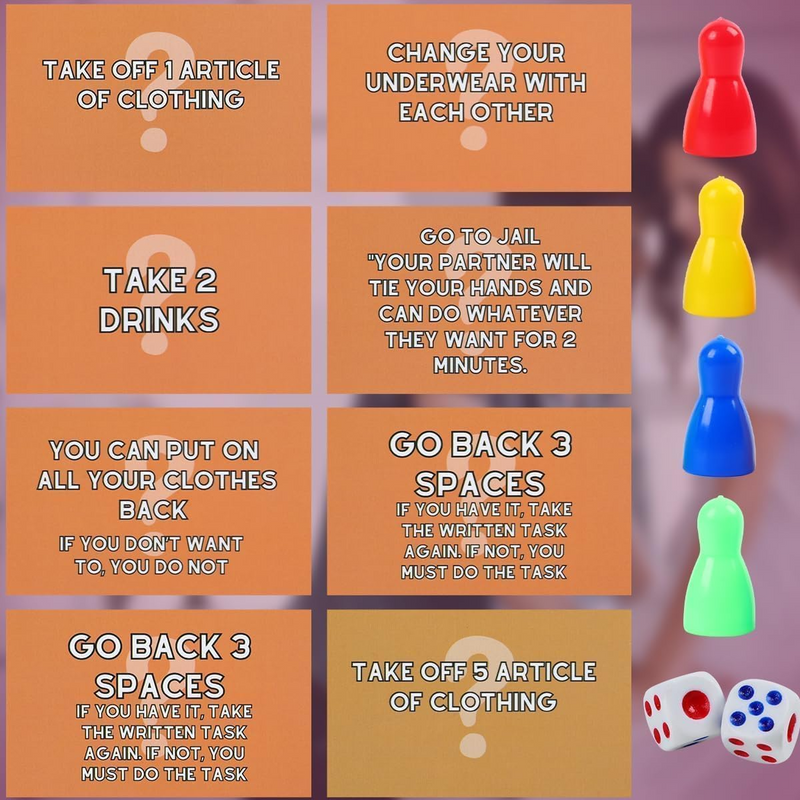 Adultopoly Couples Board Game