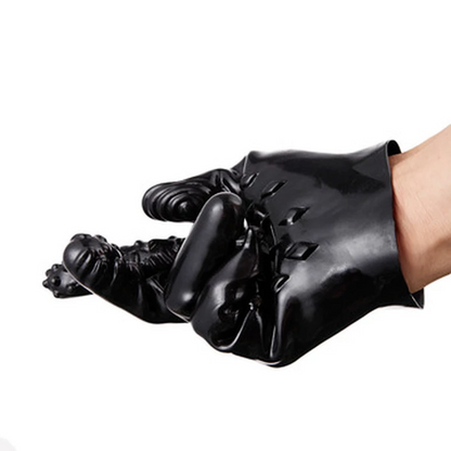 G-Spot Stimulation by Silicone Gloves