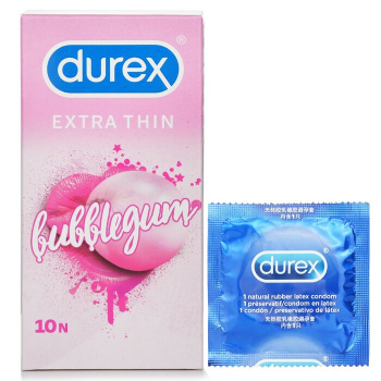 Durex Extra Thin Bubblegum Flavoured Condoms for Men-10s Sirr